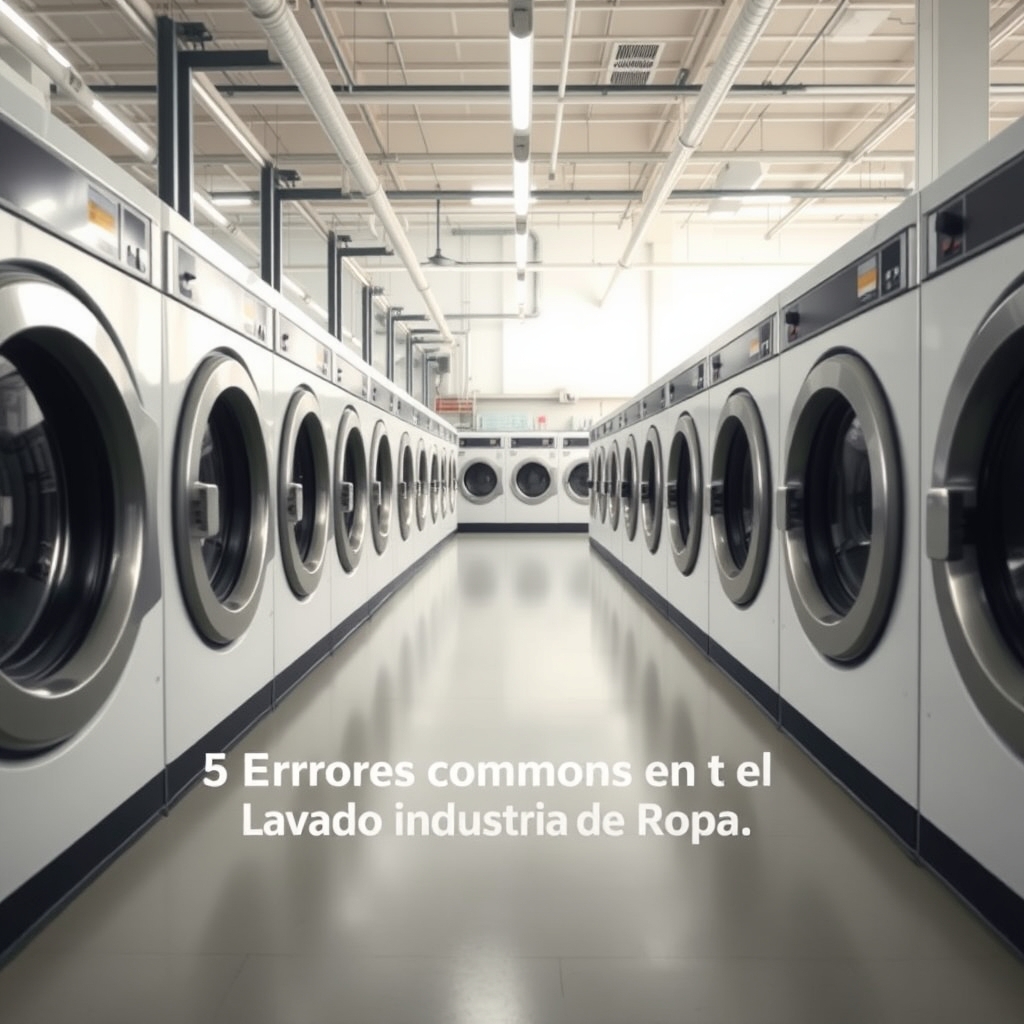 5 Errores Comunes en el Lavado Industrial de Ropa